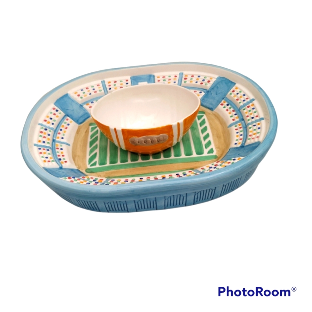 Football Stadium Chip & Dip Set